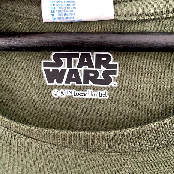 Star Wars Princess Leah T-Shirt XXL army Green 100% Cotton by Port & Company - Picture 3 of 10
